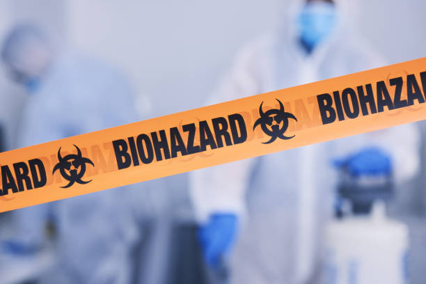 Professional Blood Cleanup technician working in Sussex, NJ